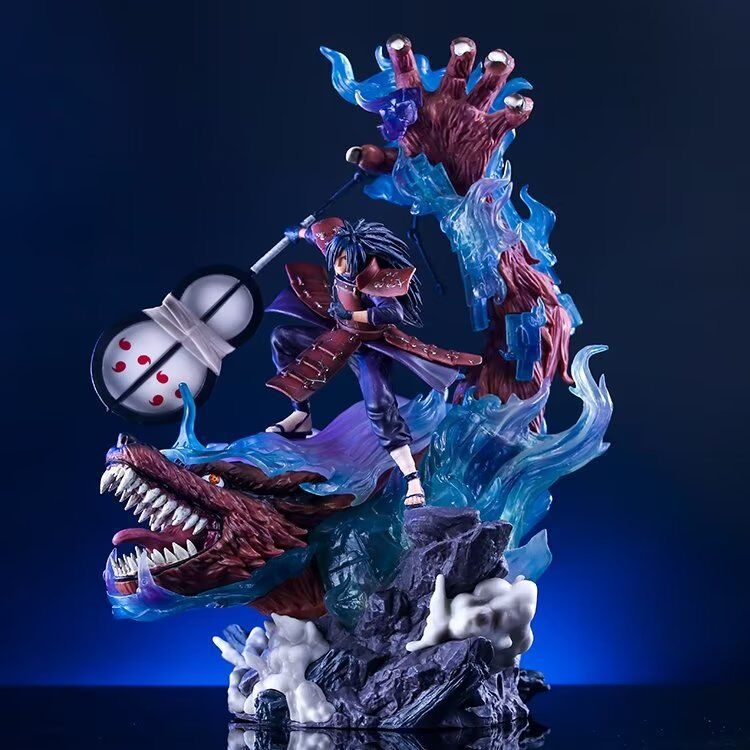 Nao Gkの最強の戦い強力な9テールのsusanoo Uchiha Madaraアニメーションフィギュア像