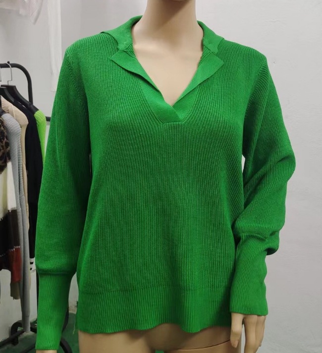 レディース トップス カットソー ニット セーター 長袖 Vネック かわいい 大人可愛い きれいめ シンプル カジュアル おしゃれ ガーリー キュート 無地 春 秋 冬 学生 デート お出かけ 4,932円