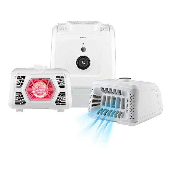 WOOINU AF-100 ホワイト&グレー AbsFur 3WAY 抜け毛キャッチャー・ハンズフリードライヤー・空気清浄機