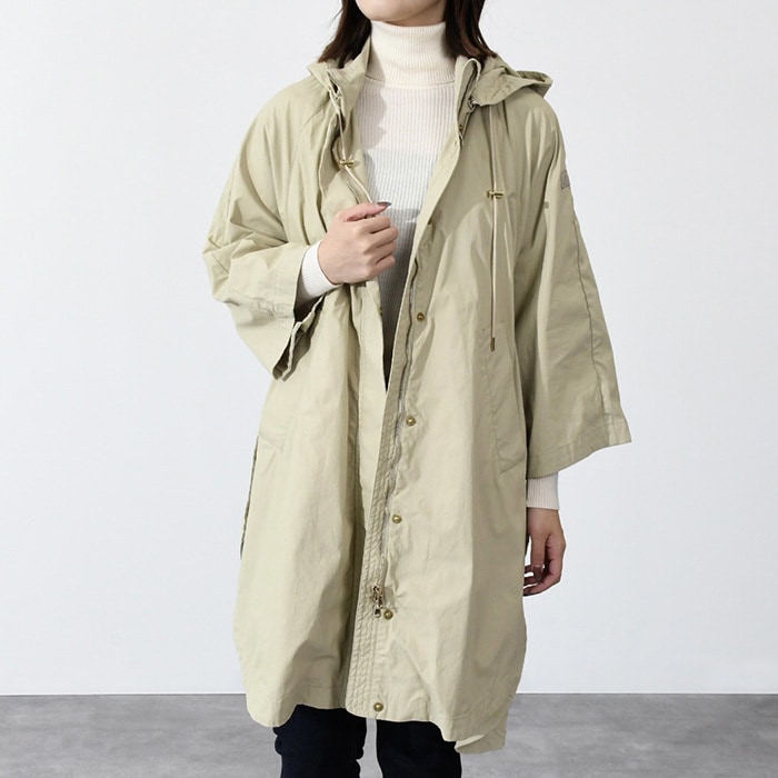 アウター ロングコート OTTAIA コットンコート LTLA23S4258 O レディース ロング コート ジャケット ポンチョ ベージュ ライトベージュ