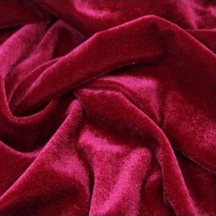 幅広2m 手芸用 ベロア 生地 やや薄手 カラー 無地 布( ワインレッド, 3m)
