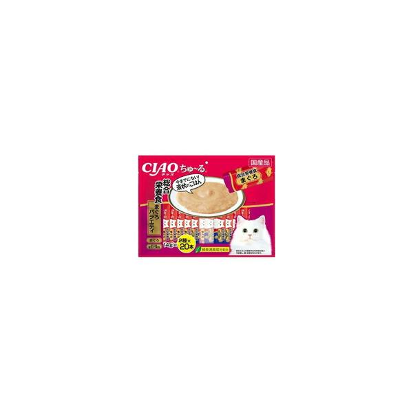 【1ケース】【お取り寄せ対象品】チャオ ちゅ～る 総合栄養食 まぐろバラエティ(14g*40本入)[チャオシリーズ(CIAO)] *8個