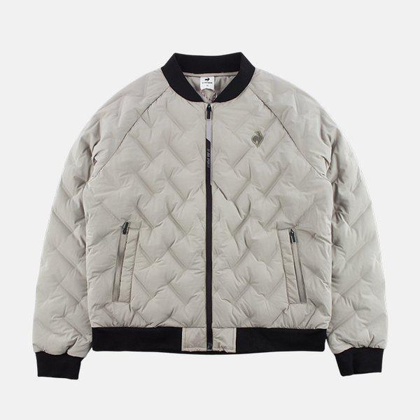 共用エアフレックスブルゾンキルティンググースダウンベージュQP423EDJO2