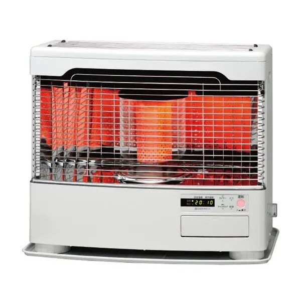 FR-7024 ホワイト スタンダードモデル FF式石油ストーブ 別置タンク式 (木造18畳/コンクリ29畳まで)