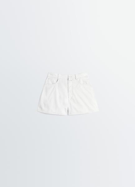 LEMAIRE Women Shorts & Burmudas PA1304LF1531 WH021 RICE POWDER