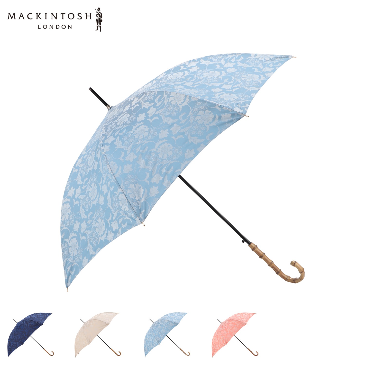 雨傘 長傘 レディース 耐風 ワンタッチ 高機能 1ML 11002