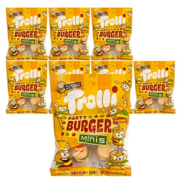 トロリー ミニバーガー型ゼリー 50g 8個