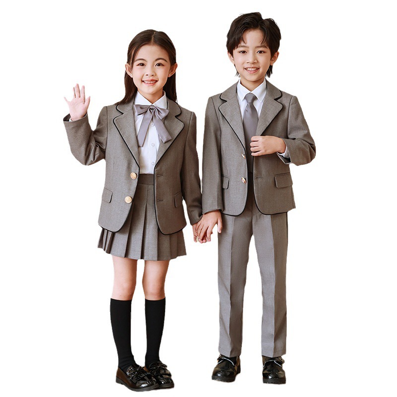 入学卒業シーズン学生服スーツカレッジスタイル小学生スーツジャケットスタイルドレス幼稚園グレースーツ