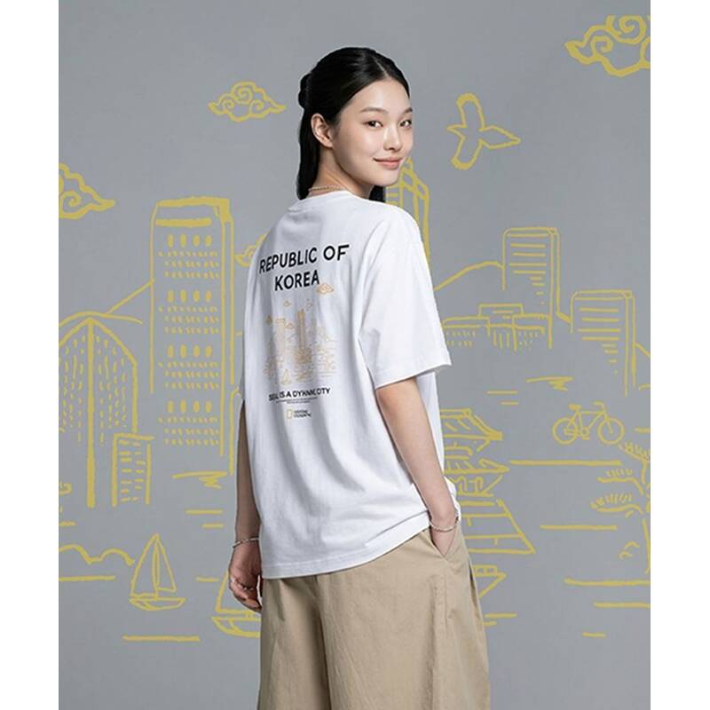 ナショナルジオグラフィック NATIONALGEOGRAPHIC N262UTS922 [ROK] ダイナミックシティグラフィック半袖Tシャツ WHITE N262UTS922010 420244