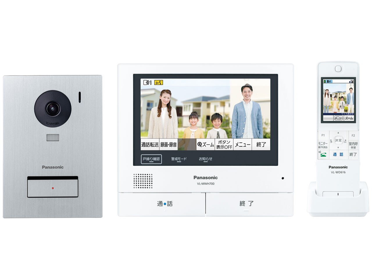 外でもドアホン VL-SWZ700KS [ワイヤレステレビドアホン]