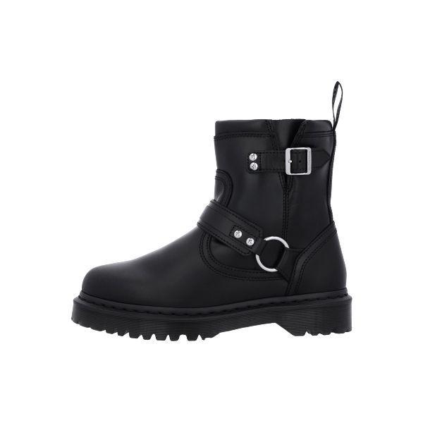 DR.MARTENS アニストン ハーネス アンクルブーツ - ブラック オルレアン / 42583001 店舗正規品 246735