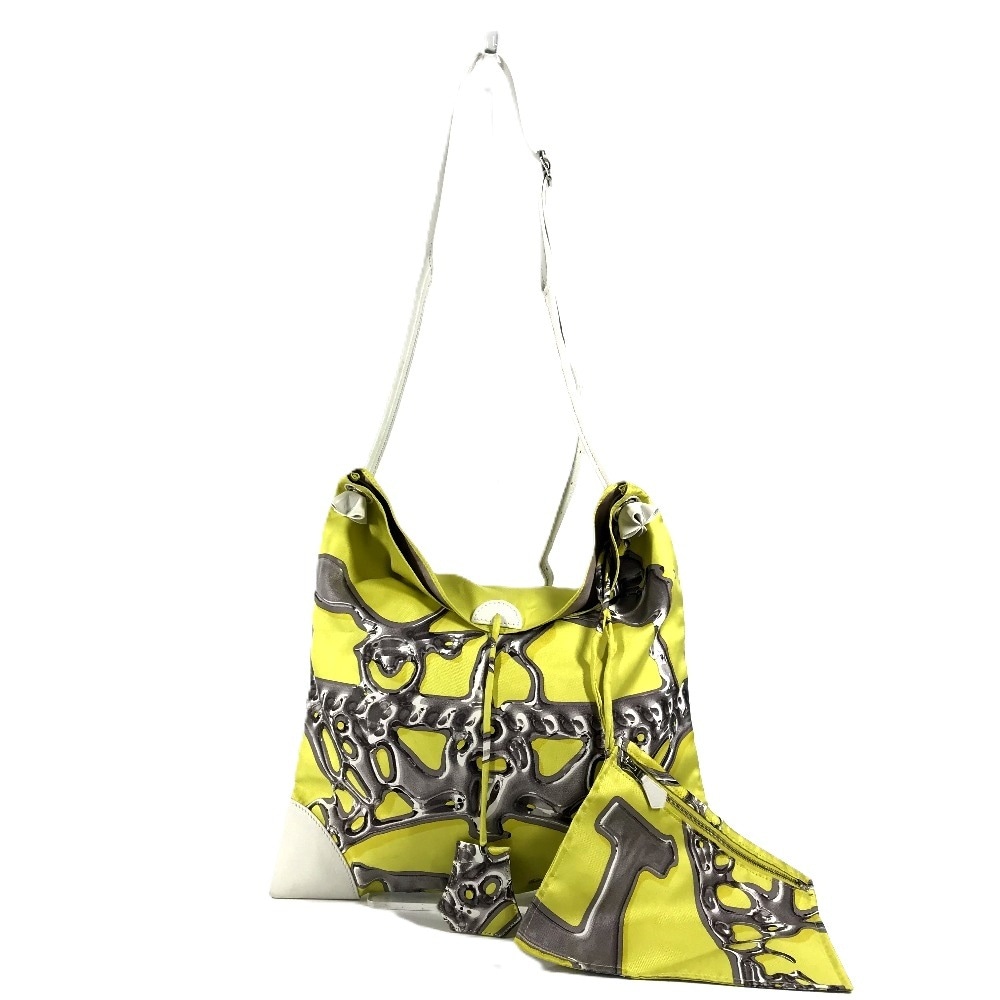 ショルダーバッグ シルキーシティ PM 斜め掛け カバン ポーチ付き シルク イエロー