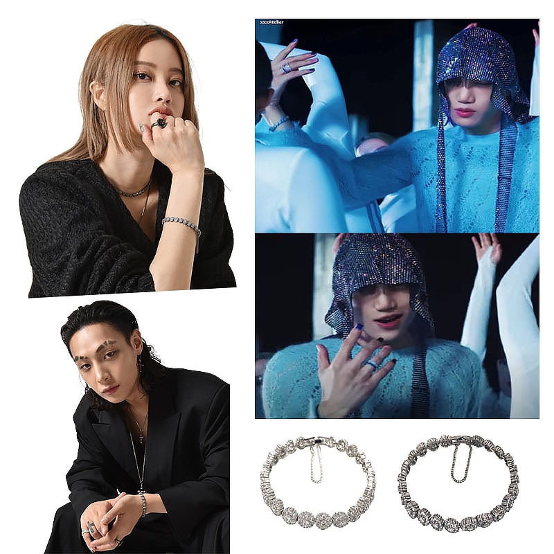 snow crystal bracelet 2色