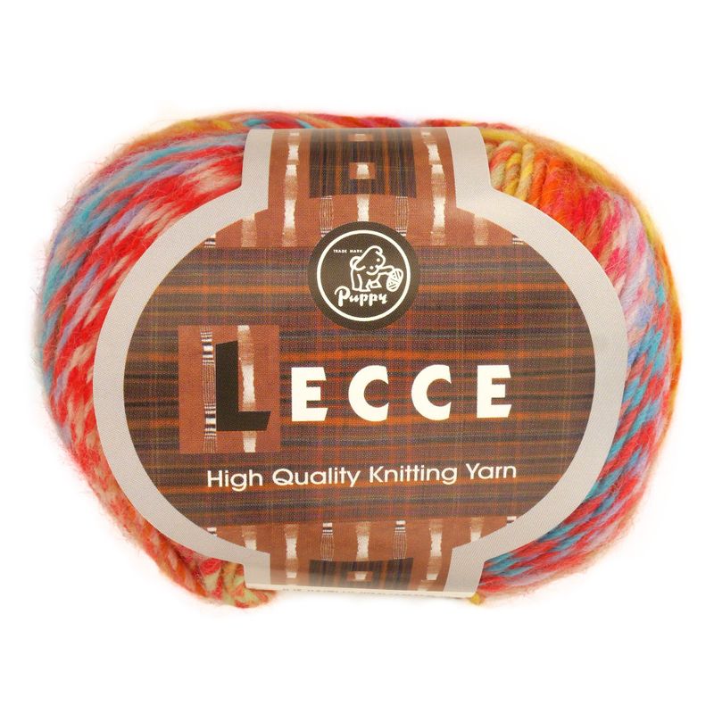 レッチェ 毛糸 中細 Col.411 ピンク 系 40g 約160m 5玉セット 10000171