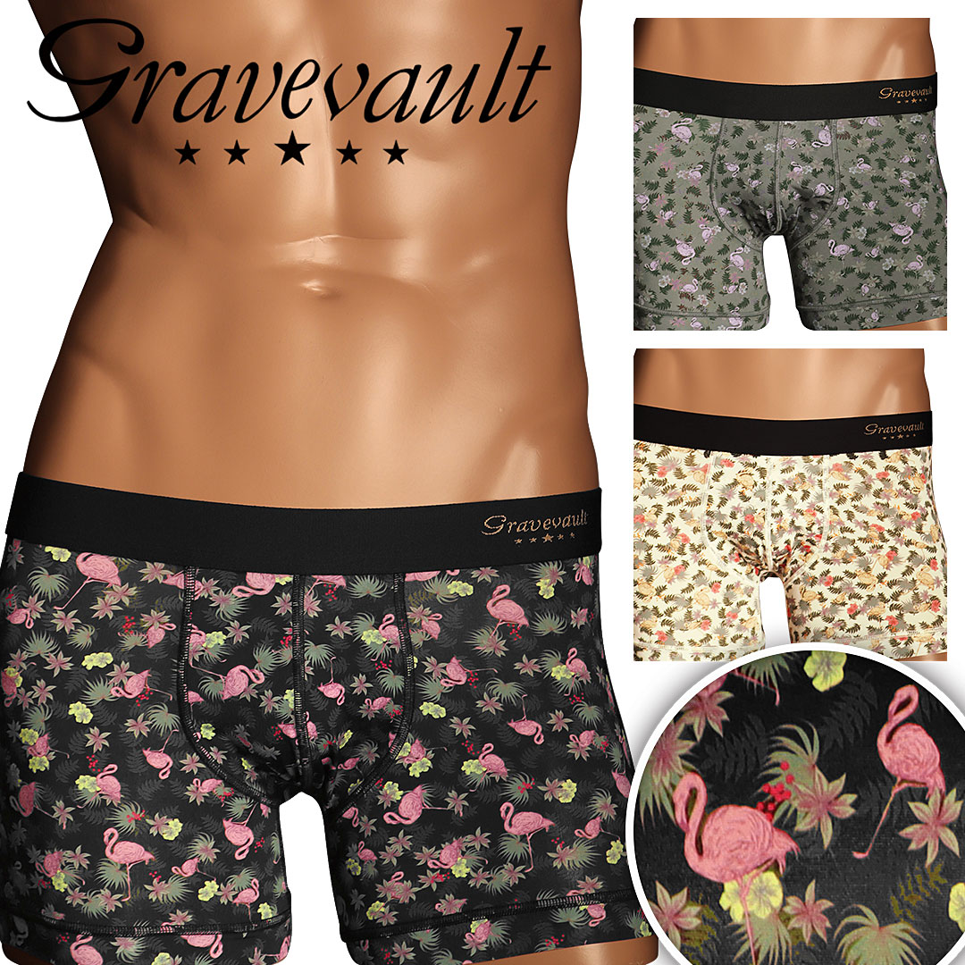 Pink Flamingo メンズ ショート ボクサーパンツ 4,811円