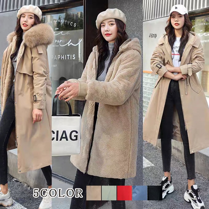 モッズコート レディース ダウン風コート 中綿コート ライナー 付き 3way 中綿 アウター 大きいサイズ ジャケット 防寒着 裏起毛 厚手 防寒 暖かい おしゃれ 冬物