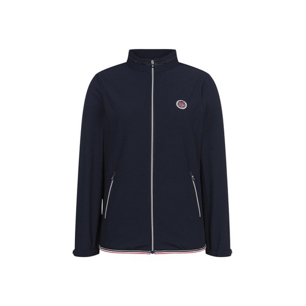 [クロコダイルレディ] ネイビートリコロールスプライスポイントスポーティージャンパーCLCMJP211