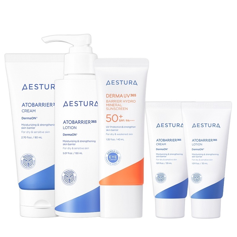 エストラアトベリア365クリーム80ml+ローション150ml+武器茶サンクリーム40ml SPF50+ PA++++