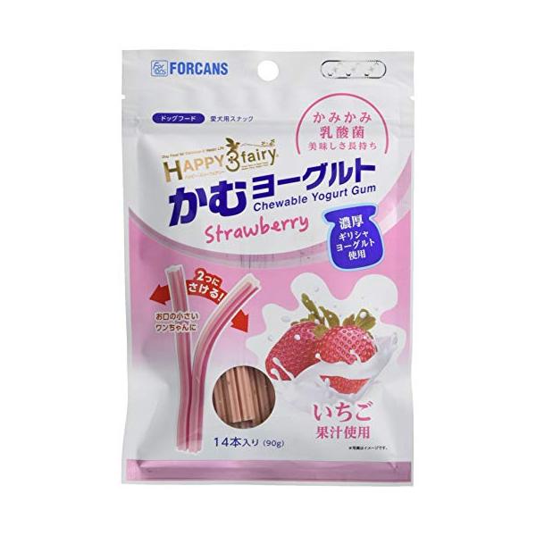 ハッピー・スリーフェアリー かむヨーグルト イチゴ 14本入り 製品画像