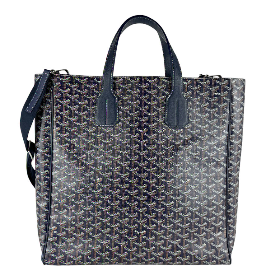 ゴヤール GOYARD ハンドバッグ ショルダーバッグ サック ヴォルテール PVCコーティングキャンバス/レザー ネイビー ユニセックス z9679