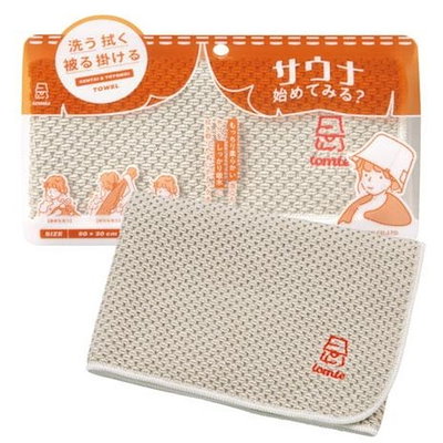 他サイト： tomte(トムテ) tomte マイサウナボディタオル ベージュ アウトドア グッズ その他 (871101)の商品画像