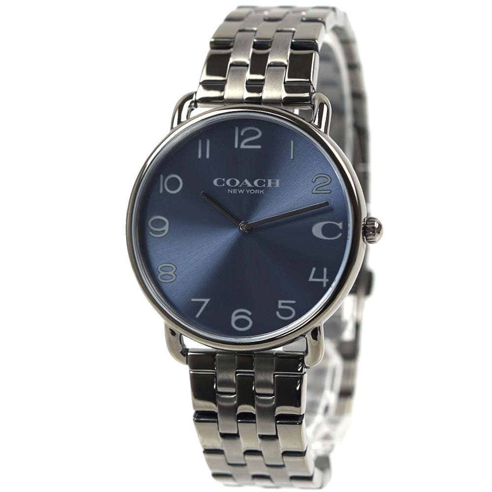 コーチ 腕時計 メンズ エリオット グレー ディープブルー サンレイ COACH 14602671