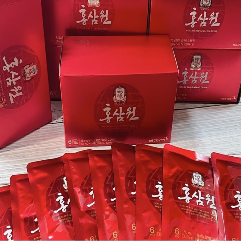 [正規品] 活気力 紅参園 60包 6年根 紅参濃縮液 高含量