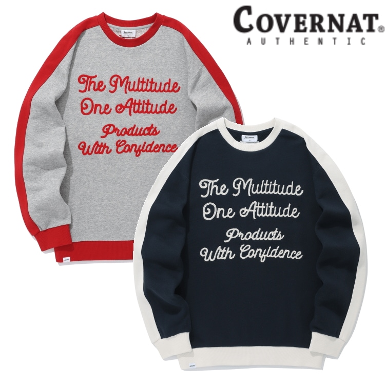 Retro lettering sweatshirt 2色 新商品 韓国の人気 韓国ファッション マンツーマン 男女共用 カップルアイテム ストリートファッション 女性服 韓国スタイル 学