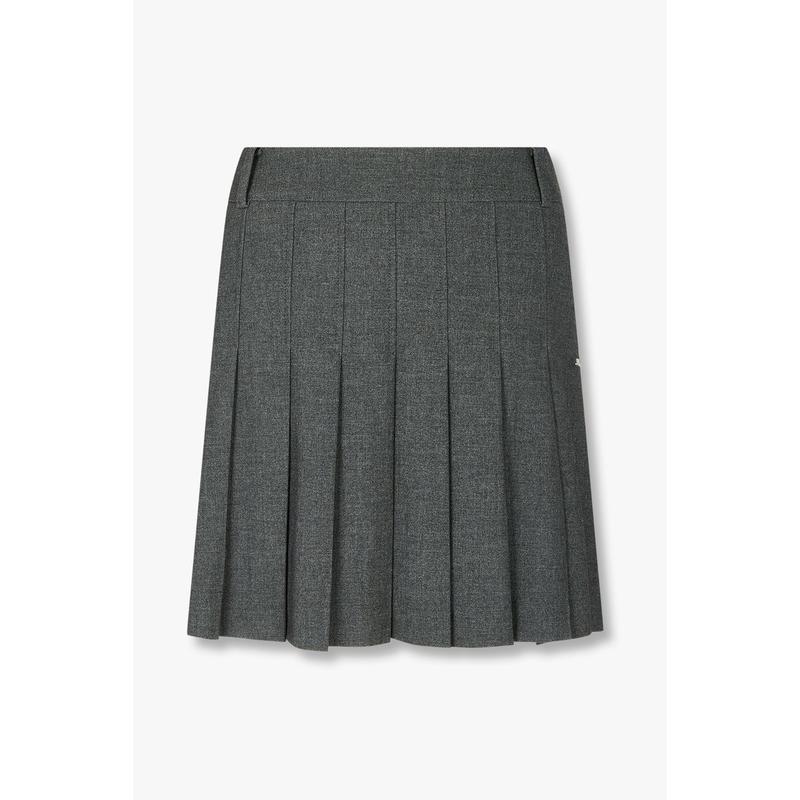25年 F/W 女性ミラー ウールライク スカート(1545343909)