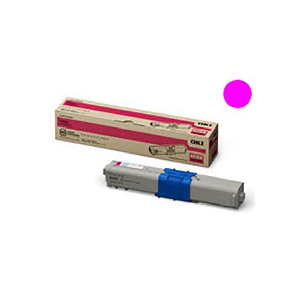 (純正品) OKI 沖データ トナーカートリッジ (TNR-C4JM1 M マゼンタ)