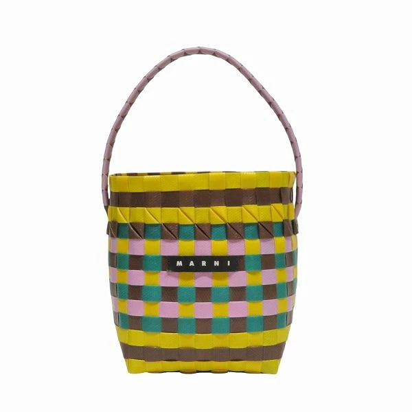 マルニ ポッドキッドバッグ M00332M00IW マルチカラー ハンドバッグ 【中古】