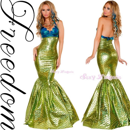 人魚 マーメイド コスプレ コスチューム キャラ セクシー 衣装 制服 ディズニー ハロウィン 仮装 パーティー イベント 忘年会 新年会 インスタ 撮影 スカートはレースチュールが入っているから