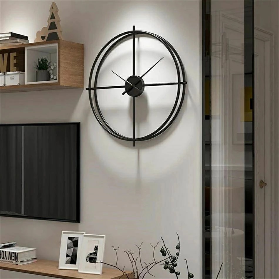 驚きの安さ壁掛け時計 鉄製 大型 電池式時計 静音 音がしない リビング 室内 シンプル インテリア モダン 北欧 おしゃれ 無地 新生活 新築祝い 引越し祝い クリスマス ギフト プレゼント