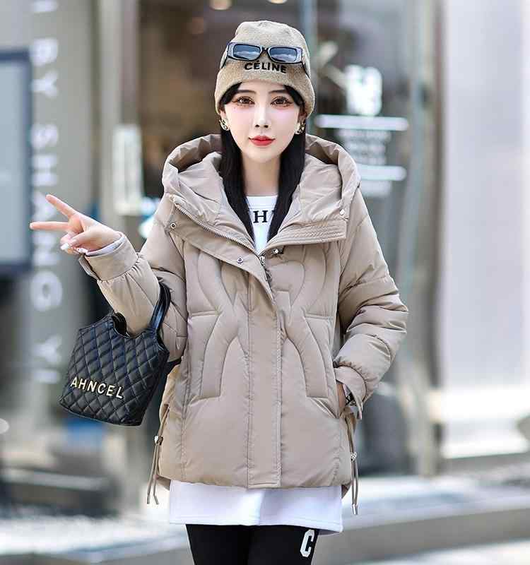 秋服 レディース ファッション オシャレ カワイイ シンプル 大人カワイイ 大きいサイズ コットン ジャケット ダウン ジャケット 冬 スリム