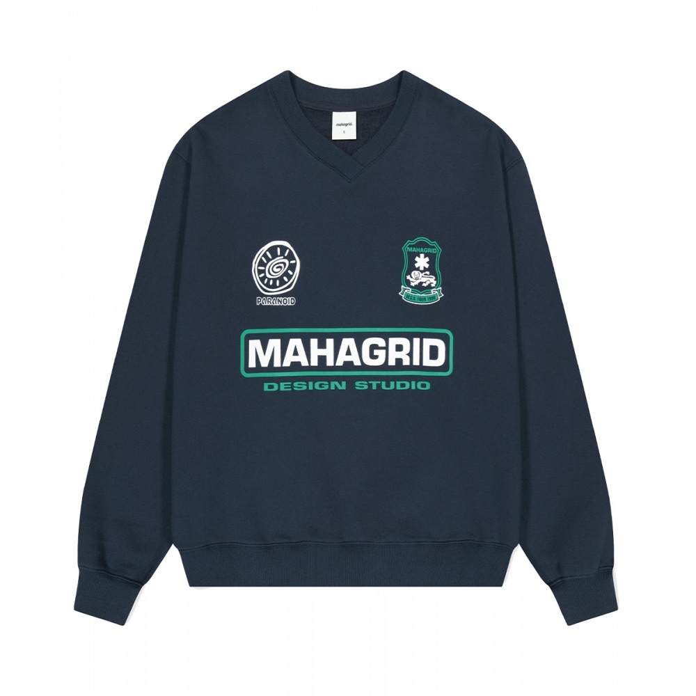 マハグリッドツアーユニフォームスウェットシャツネイビー (MG2DFMM453A)