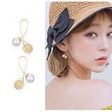 気質たっぷり~パールピアスデザイン気質通勤高級感軽贅沢イヤリング