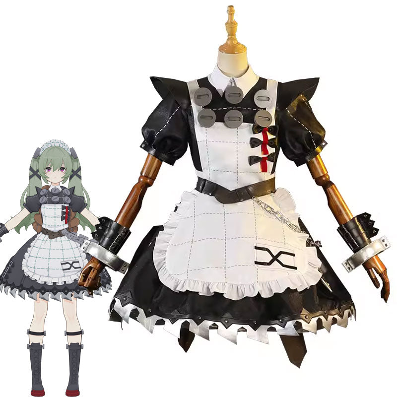 Corin Wickes,ZENLESS-女性のためのゼロゾーンのコスプレ衣装,コリンウィンクス,メイドドレス,ハロウィーンの衣装,ゲーム,カワイイ