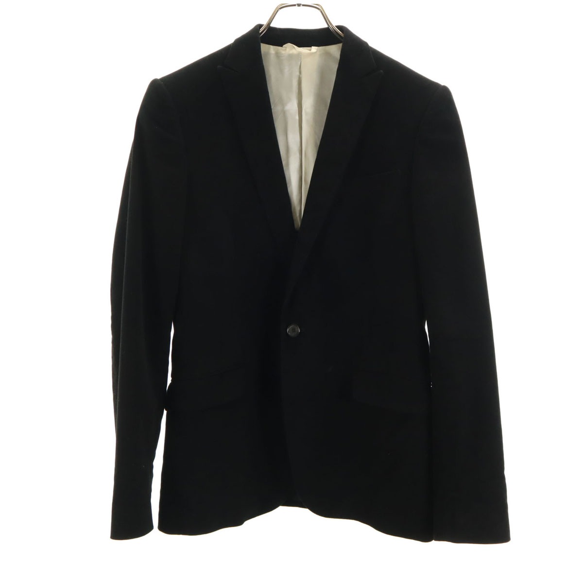 CoSTUME NATIONAL HOMME コスチュームナショナルオム テーラードジャケット 44 ブラック メンズ 古着