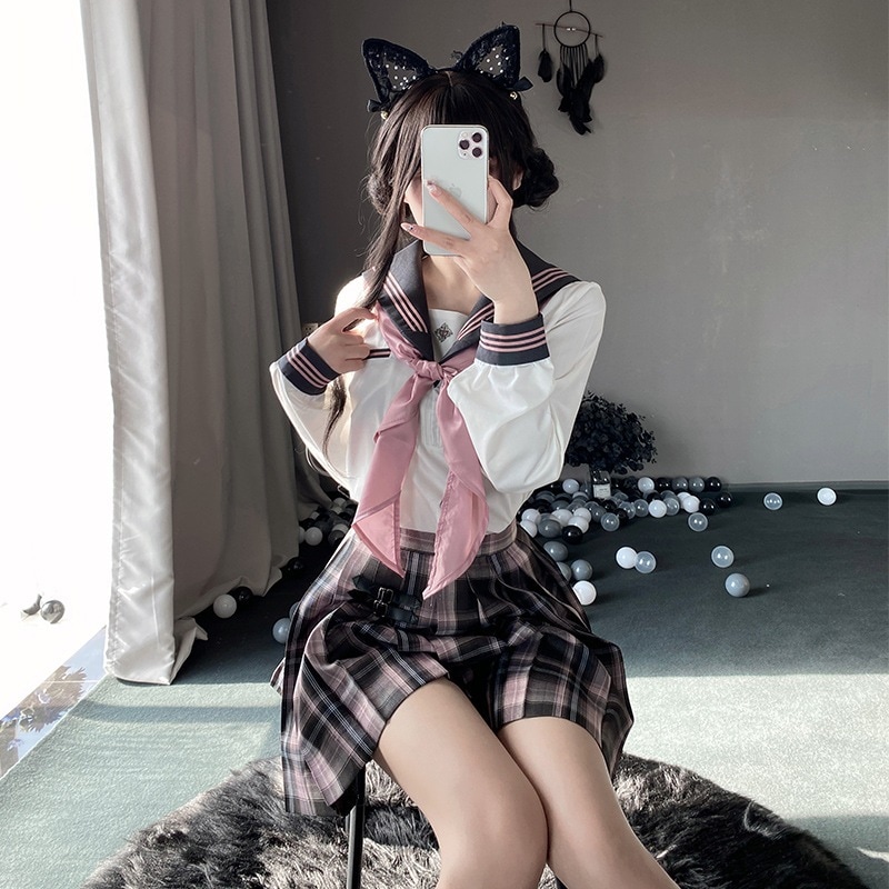 【1つ買うと10つ無料】ミディアムスリーブスーツサマースーツの大学スタイルjkユニフォームスカートレディーススーツフルスクールユニフォーム