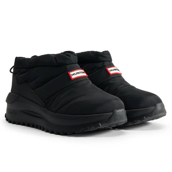 ハンター HUNTER ユニセックス パフド トラベル フロー トレーナー シューズ UFF7002NYL-BLK