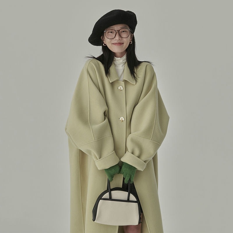 チェスターコート韓国ファッションパーカーコートレディース高品質アウター厚手ラシャアウター 5,039円