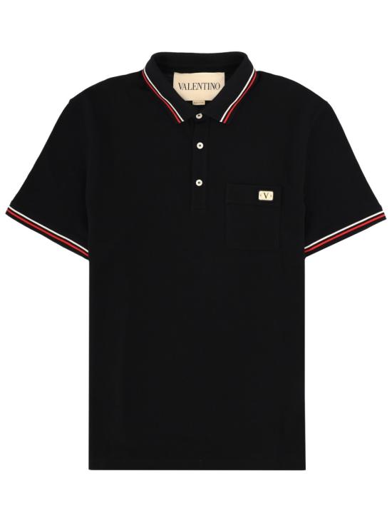 VALENTINO GARAVANI Men T-Shirts 8V3MH01KAQJ 0NO BLACK