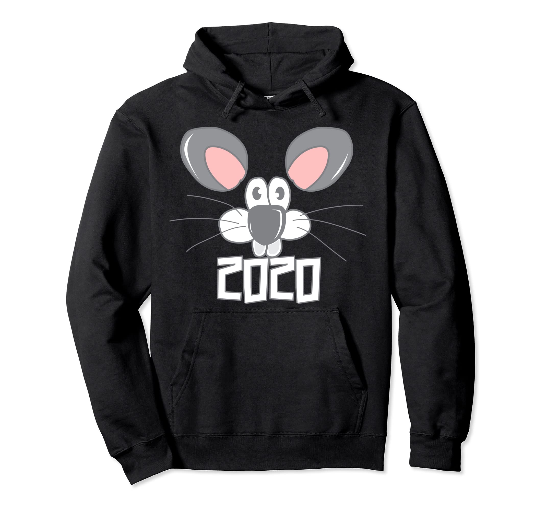 Cute Rat 2020 ヘッドフェイス 中国旧正月 ネズミ パーカー