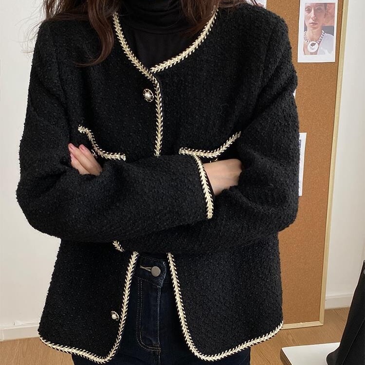 ジャケット ツイード エレガント カーディガン 長袖 韓国 楽天市場】ノーカラー ジャケット レディース 春 秋 スーツ