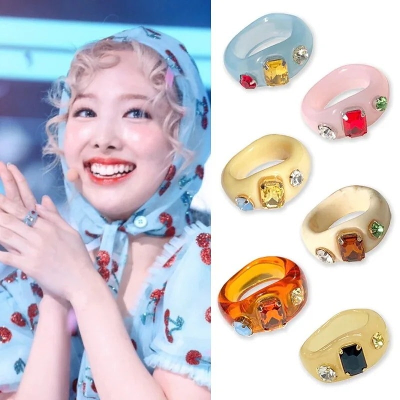 TWICE ナヨン BTS ジン 着用 Pope ring リング 韓国 アクセサリー ファッション ジュエリー ヴィンテージ おしゃれ 大人可愛い きれいめ