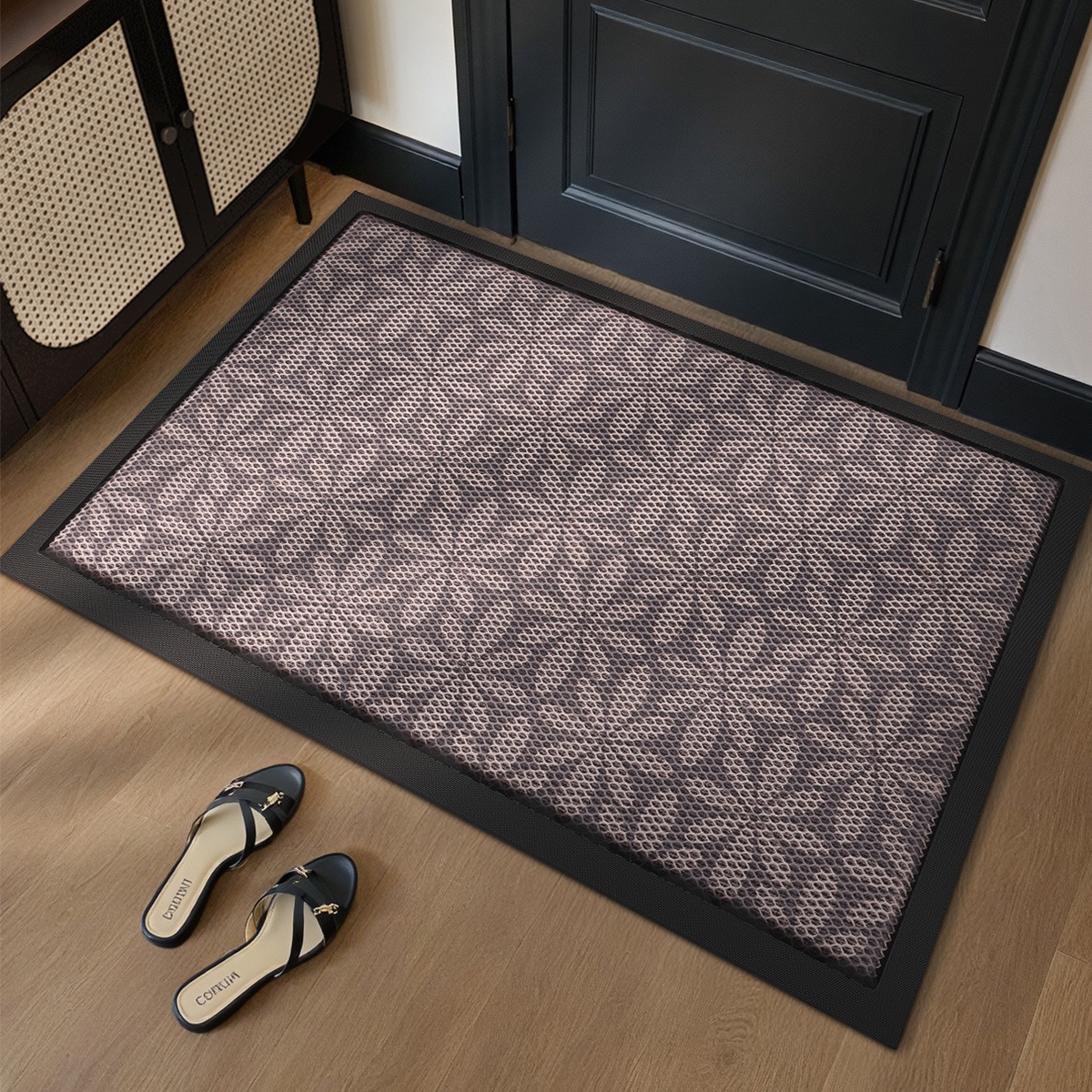 新しいスタイルのホームシンプルな砂のスクレイピングとほこりの除去弾性シルクフットパッド床マット入学ドア汚れた耐性アンチスリップマットカーペット