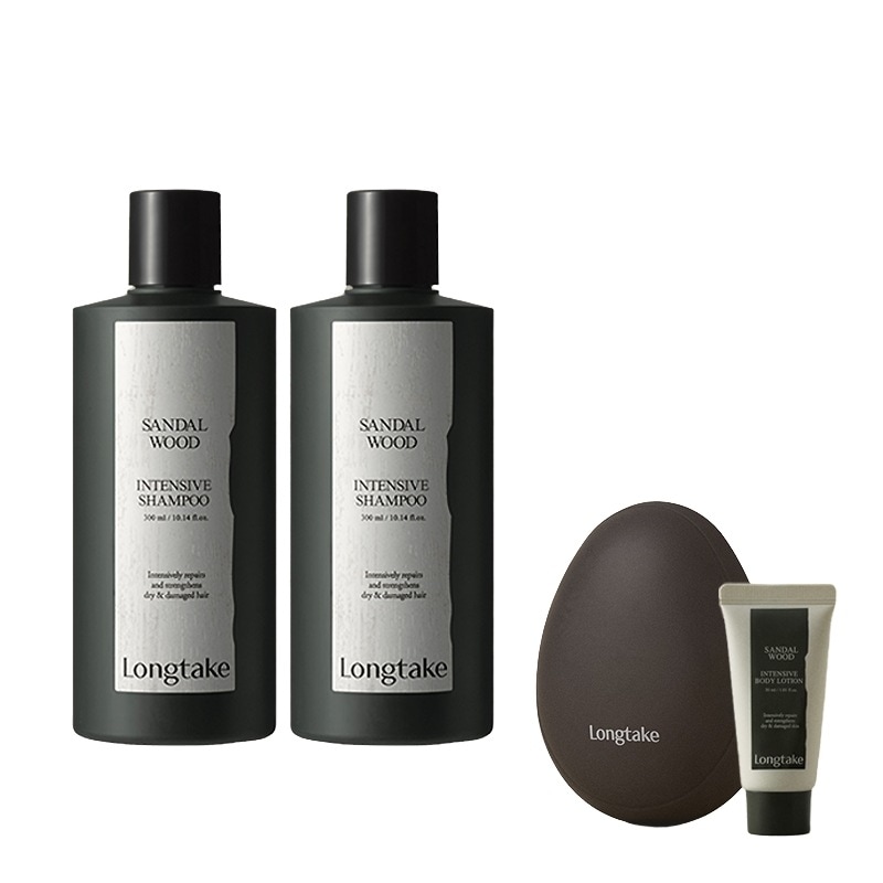 ロングテイクサンダルウッドシャンプー300ml 2口