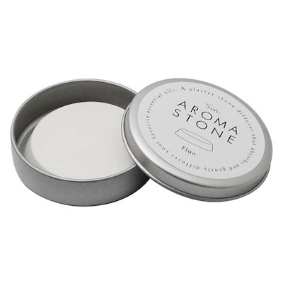 他サイト： アロマストーン フラン FLAN 直径約50mm x 高さ約8mm ホワイト シンプル アロマディフューザーの商品画像