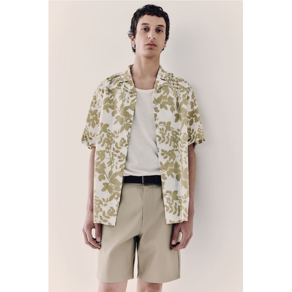 H&M レギュラーフィットチノショーツベージュ