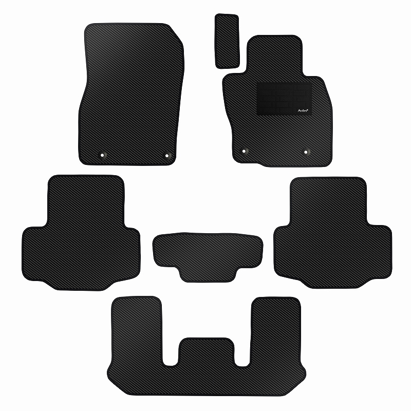 [防水マット]マツダ 新型 CX-80 KL系 フロアマット [カーボン柄]